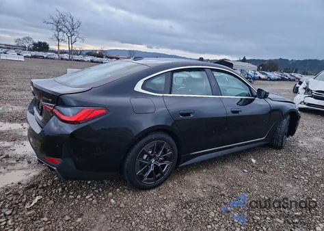 2025 BMW I4 Edrive 40 z USA, uszkodzony, nr VIN WBY23HD00SFV83774